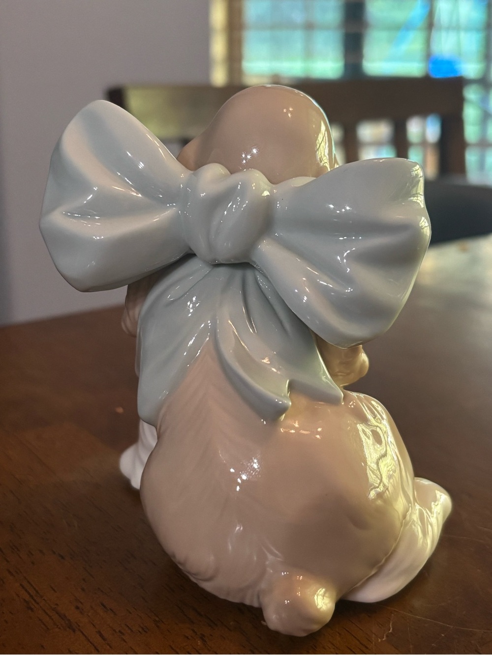 NAO by Lladro #1349 "Puppy Present" Porcelain Figurine VTG 1999 Spain - Picture 4 of 7